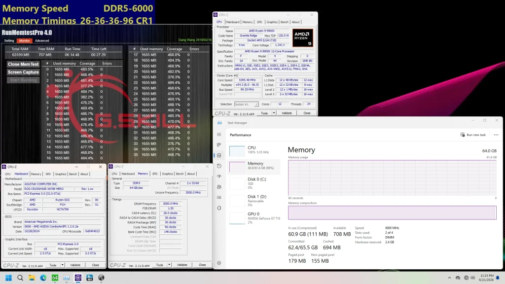 G.Skill lansira DDR5 6000 memorijske kitove sa niskom latencijom u raznim kapacitetima 1
