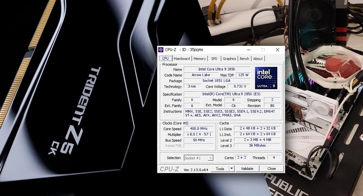 G.skill DDR5 memorija dostigla 12000 MTs na Intel Z890 bez premium hlađenja