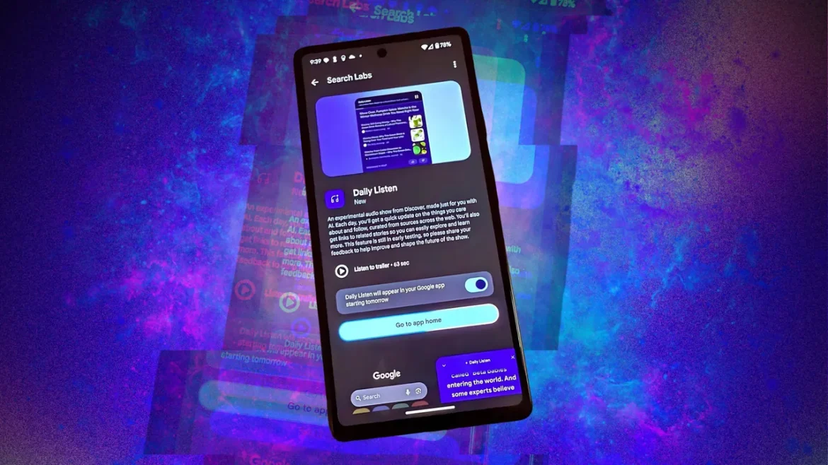 Google-ova Daily Listen AI funkcija generiše podcast na osnovu vašeg Discover feed-a