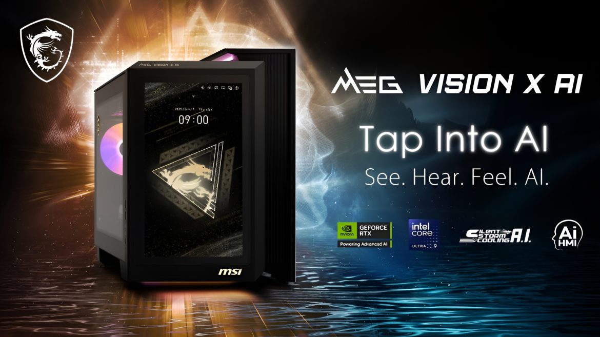 MSI predstavlja najsavremeniji MEG VISION X AI desktop za igre druge generacije