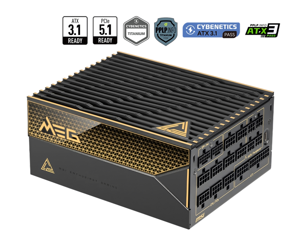 MSI predstavlja next-gen ready MEG Ai1600T PCIE5 i MPG A1250GS PCIE5 napajanja 1 (2)