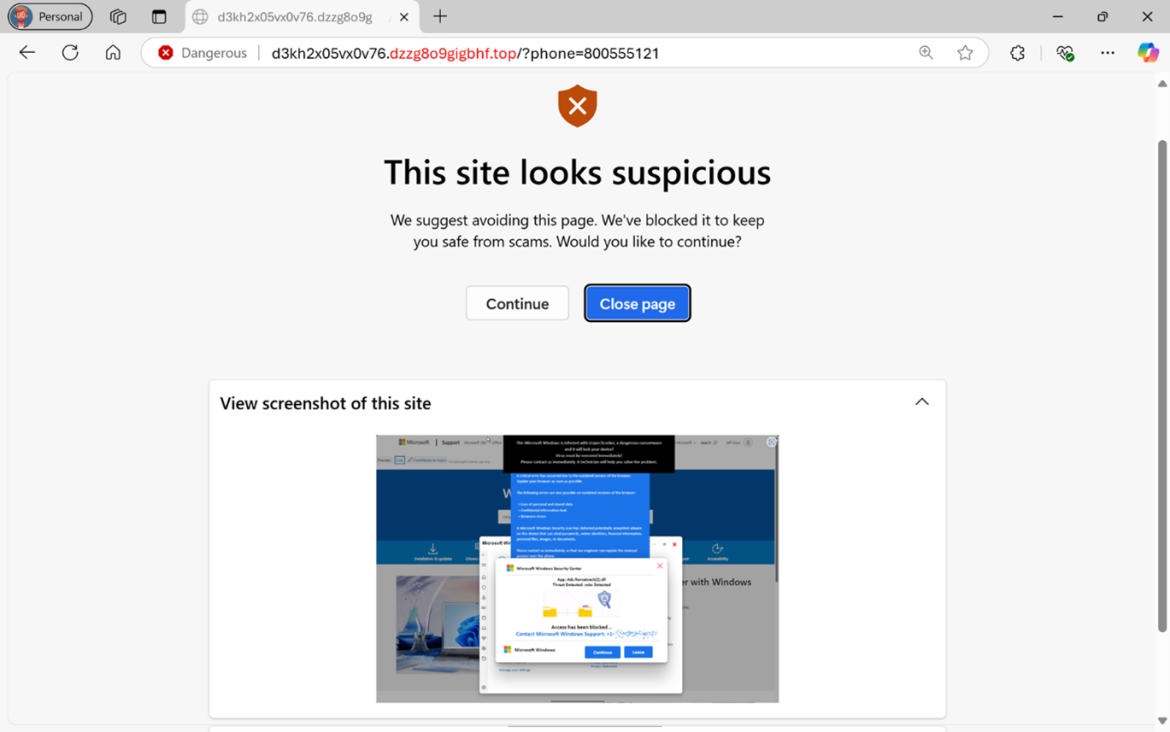 Microsoft-ov novi Scareware Blocker u Edge-u je tu da se bori protiv prevara