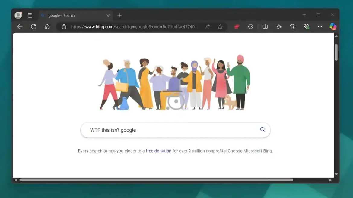 Microsoft prikriva Bing kao Google kako bi prevario nepažljive korisnike