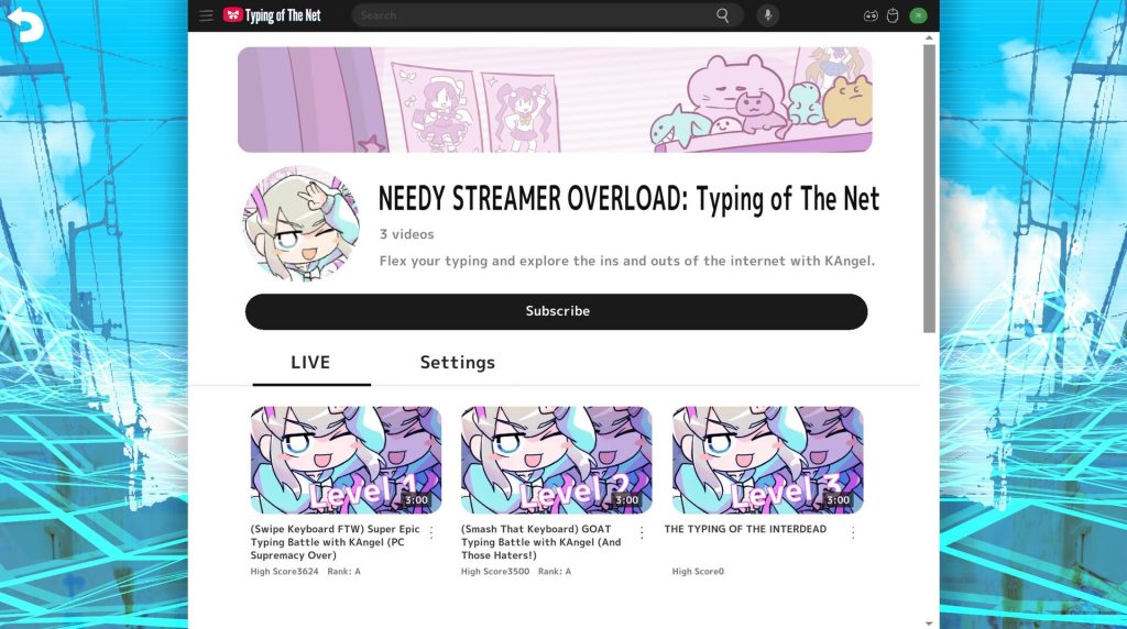 NEEDY STREAMER OVERLOAD Typing of The Net 1