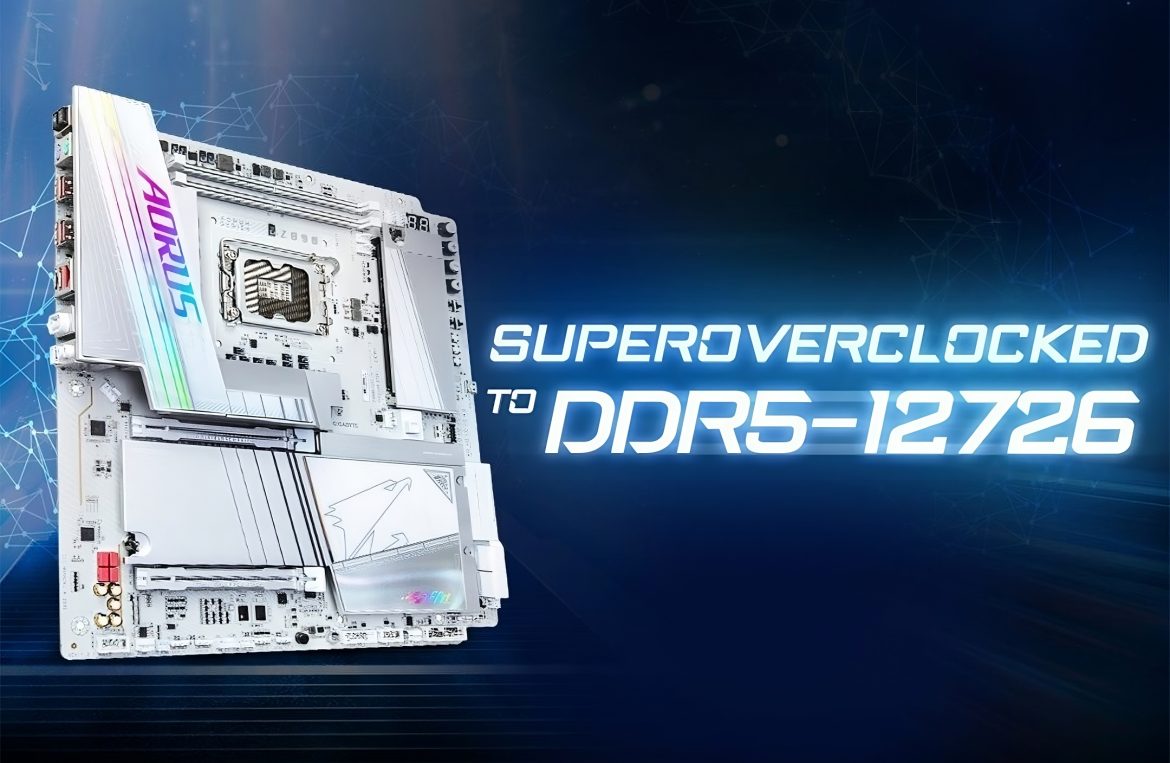 Novi svetski rekord u overklokovanju DDR5 memorije V-Color Xfinity memorija postiže 12726 MTs na Z890 AORUS Tachyon ICE