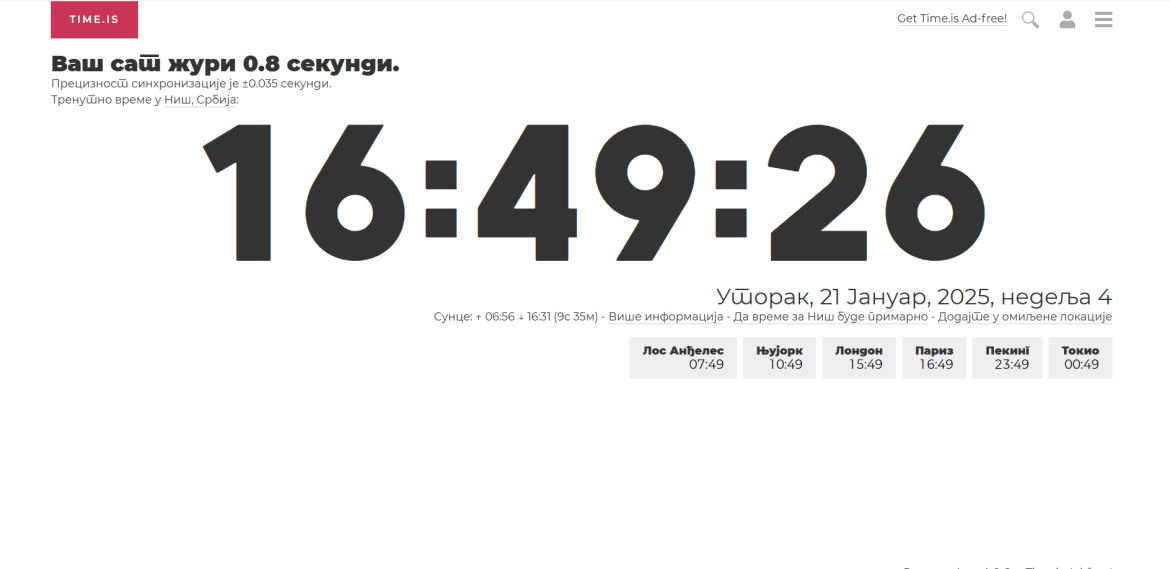 www.time.is