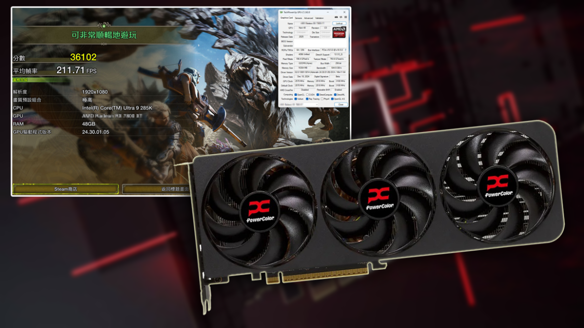 AMD Radeon RX 9070 XT specifikacije RDNA 4 flagship modela 4096 jezgara na Navi 48, do 3,1 GHz takta i preko 200 FPS u Monster Hunter Wilds