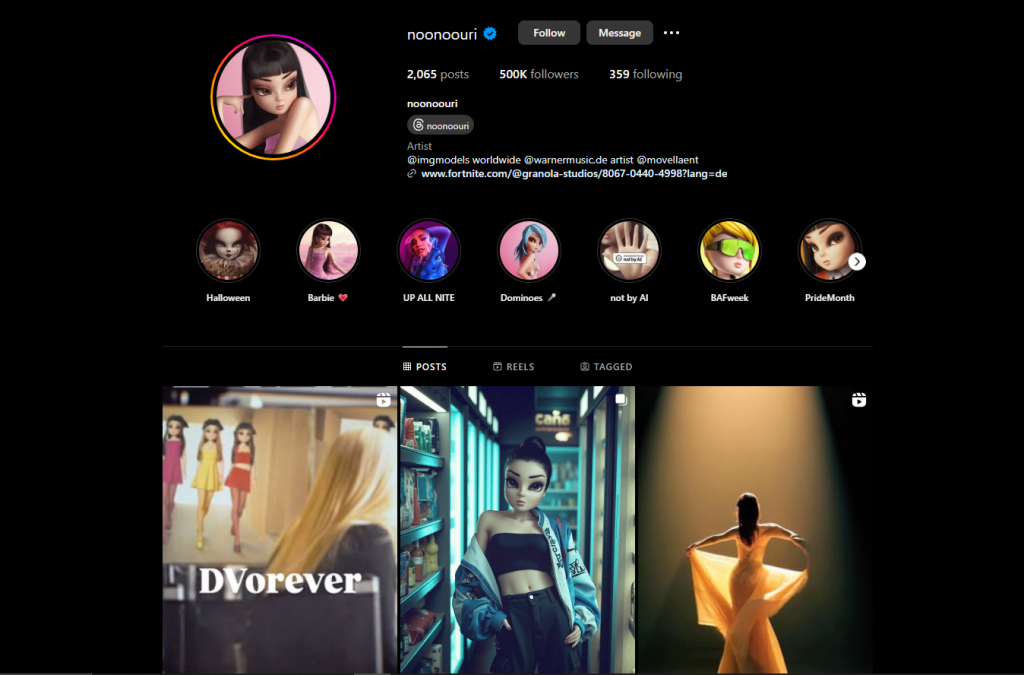AI virtuelni influenceri koje morate da pratite 5