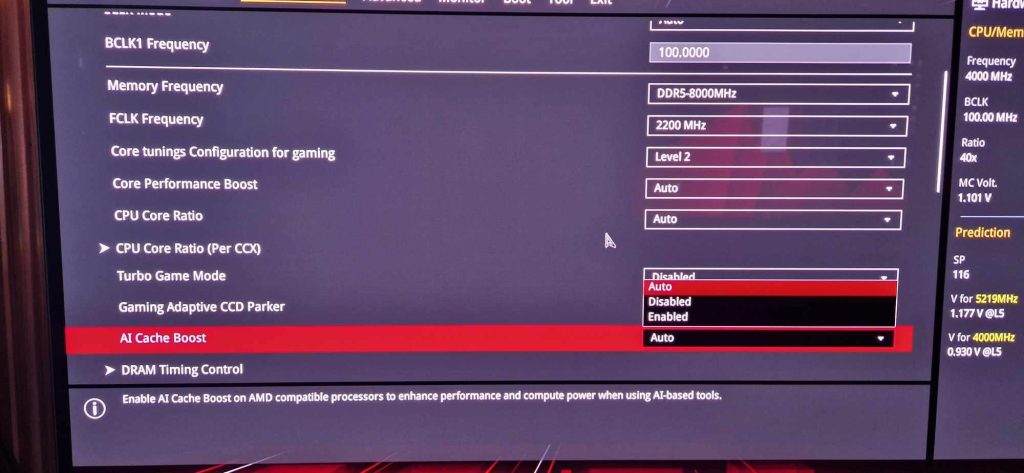 ASUS BETA BIOS 1202 za AM5 matične ploče Donosi optimizacije za Ryzen 9 9950X3D i 9900X3D, takođe dodaje AI Cache Boost 2