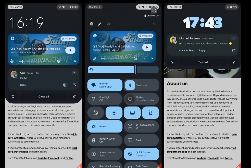 Android 16 beta nagoveštava povratak prilagođenih oblika ikona, novi panel za obaveštenja i još mnogo toga 1