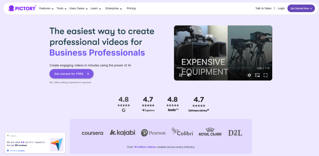 Elai AI video generator savršen za korporacije 15