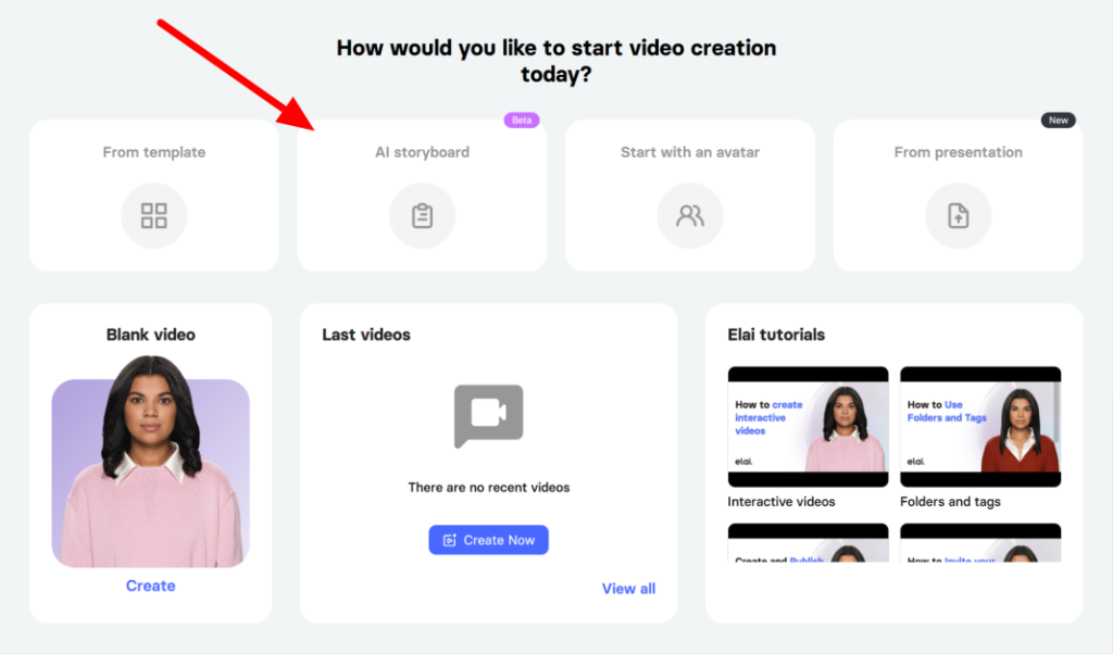 Elai AI video generator savršen za korporacije 3