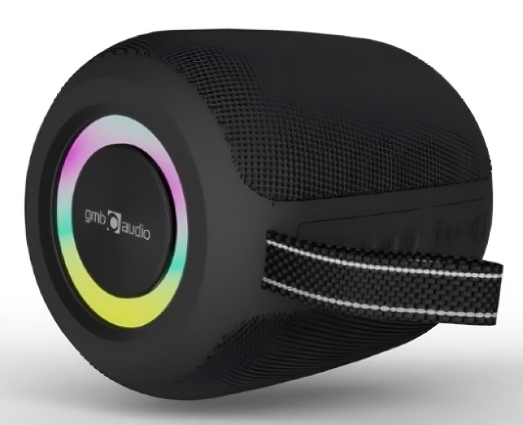 Gembird Portable Bluetooth RGB LED TWS Speaker – SPK-BT-LED-05-BK 2