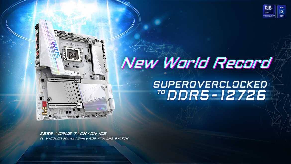 Gigabyte predstavlja Z890 AORUS Tachyon ICE matičnu ploču, nosilac trenutnog svetskog rekorda za najveću brzinu DDR5 memorije