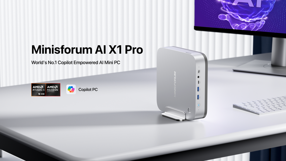 Minisforum lansira AI X1 Pro Mini PC sa AMD Ryzen AI 9 HX 370 i do 80 TOPS performansi