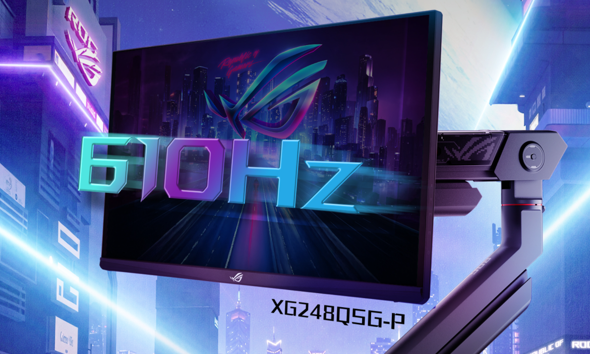 ASUS predstavlja ROG XG248Q5G-P monitor sa osvežavanjem od 610 Hz za eSports igrače i ROG XG32UCG sa Fast-IPS panelom i dual-mode podrškom do 320 Hz