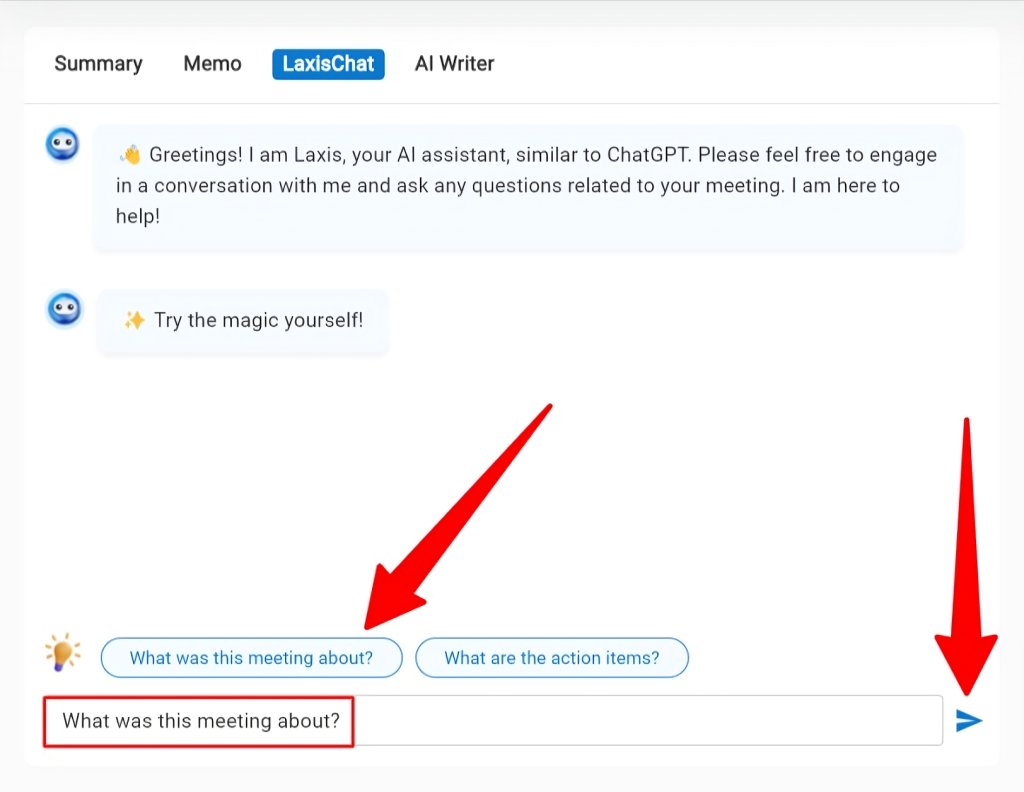 Laxis No.1 AI pomoćnik za produktivnost tokom sastanaka 17