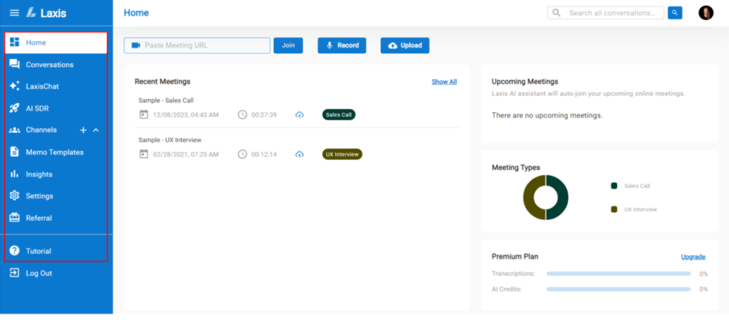 Laxis No.1 AI pomoćnik za produktivnost tokom sastanaka 7