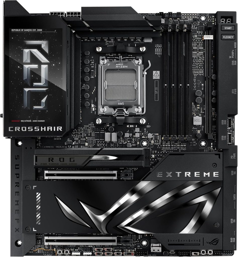 Predstavljena ASUS ROG Crosshair X870E Extreme matična ploča 24 faze, DDR5-8200, hlađenje SSD-a parnom komorom i cena preko 1000 dolara 1
