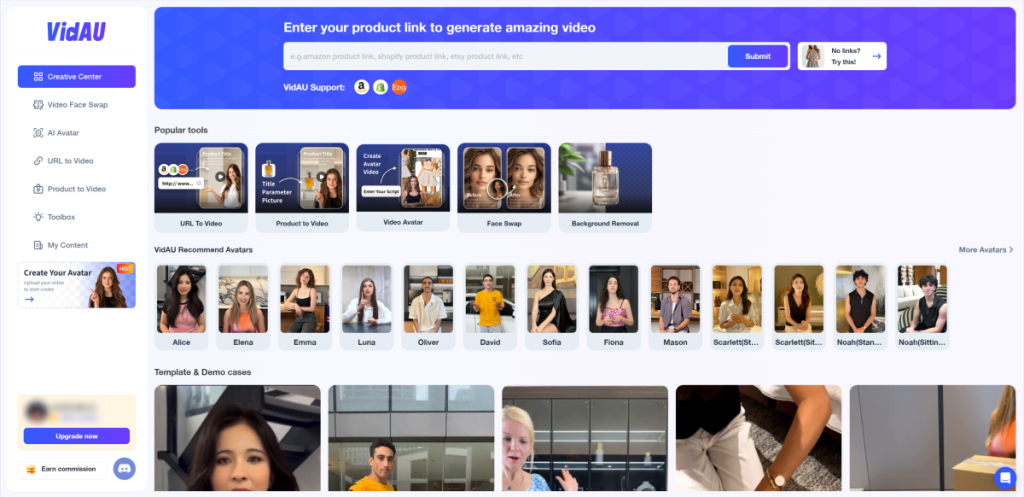 VidAU Pretvorite link-ove proizvoda u video zapise pomoću veštačke inteligencije 9