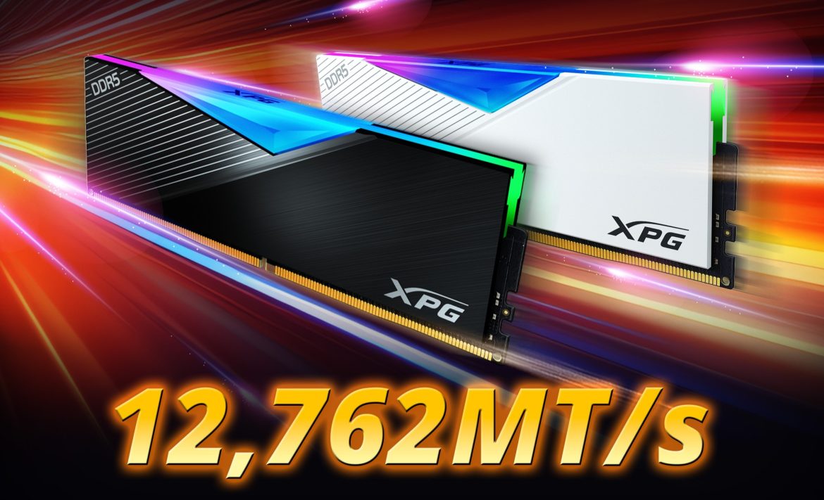 XPG LANCER RGB DDR5 memorija postavlja svetski rekord za najvišu brzinu DDR5 memorije postignutu sa 12.762 MT s na Intel Z890 platformi