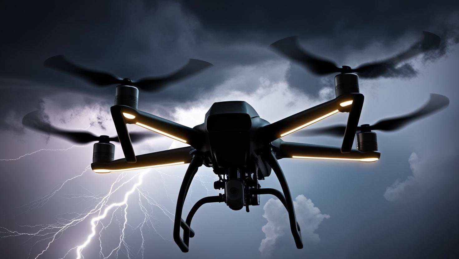 Dron za usmeravanje groma