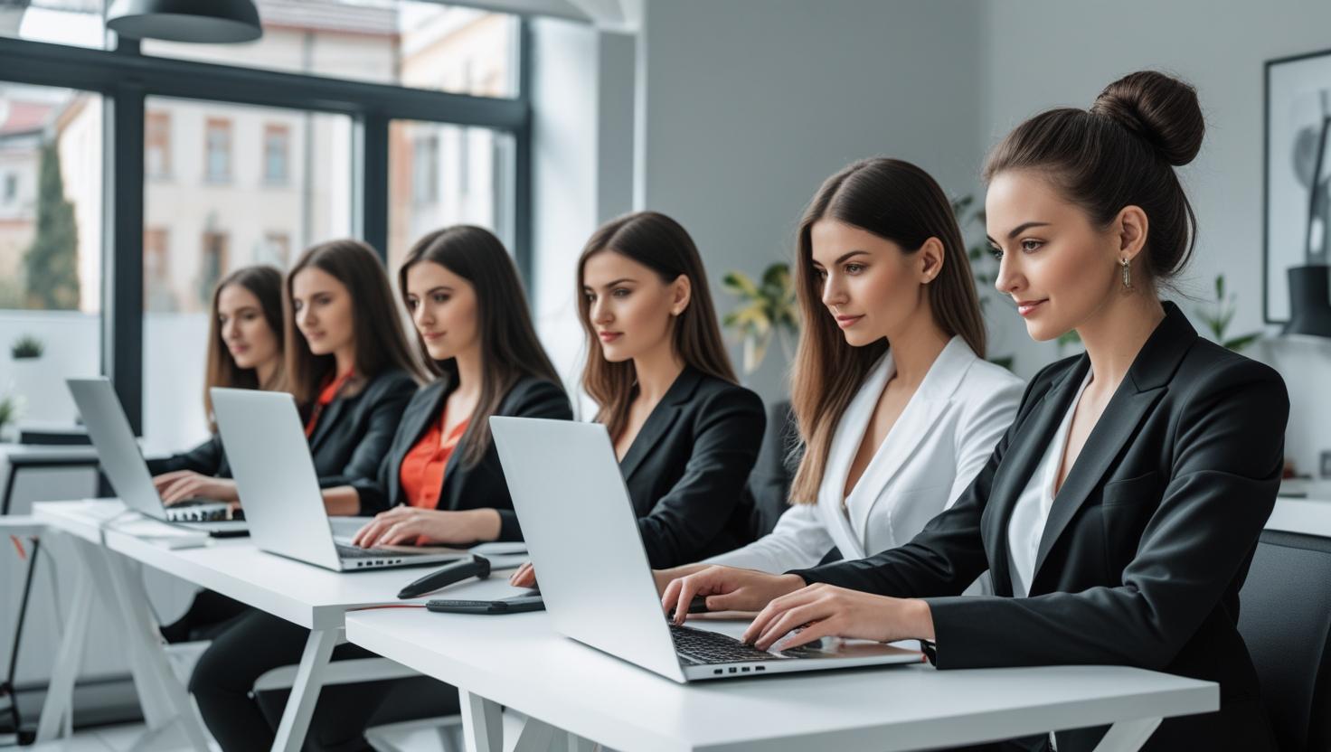 uspešan ženski it tim