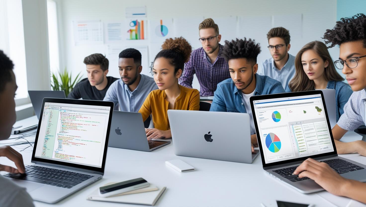 aktivni pripravnici diskutuju o projektu