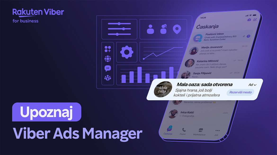 Menadžera Viber reklama