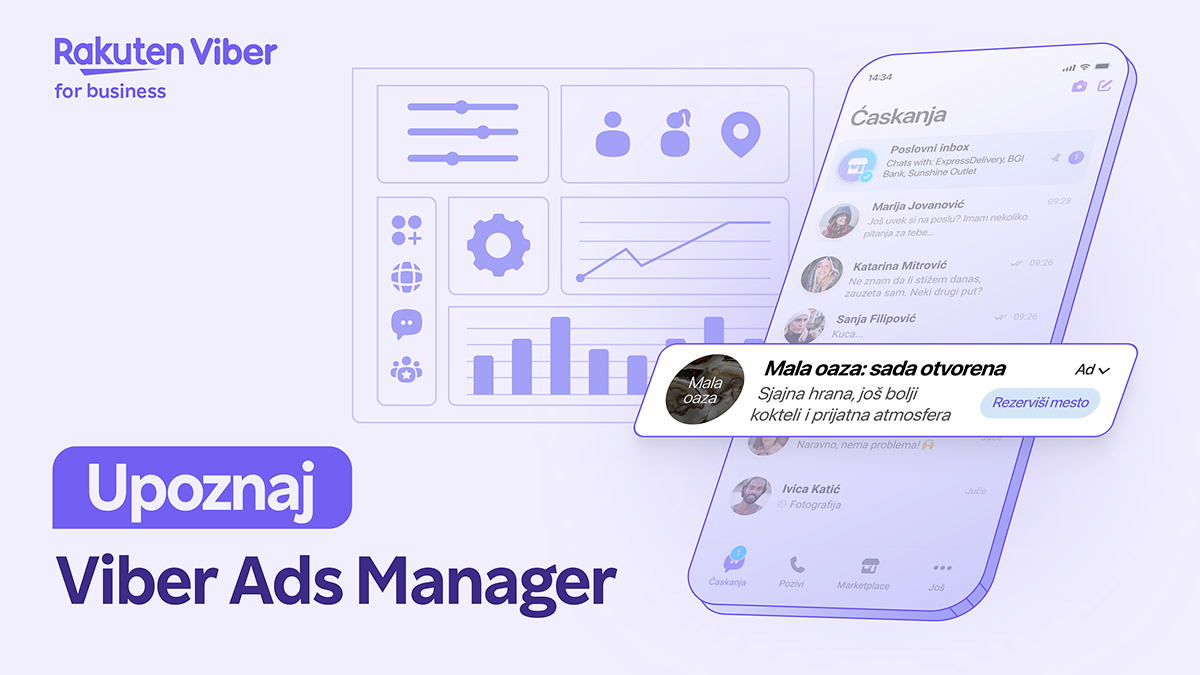 Menadžera Viber reklama