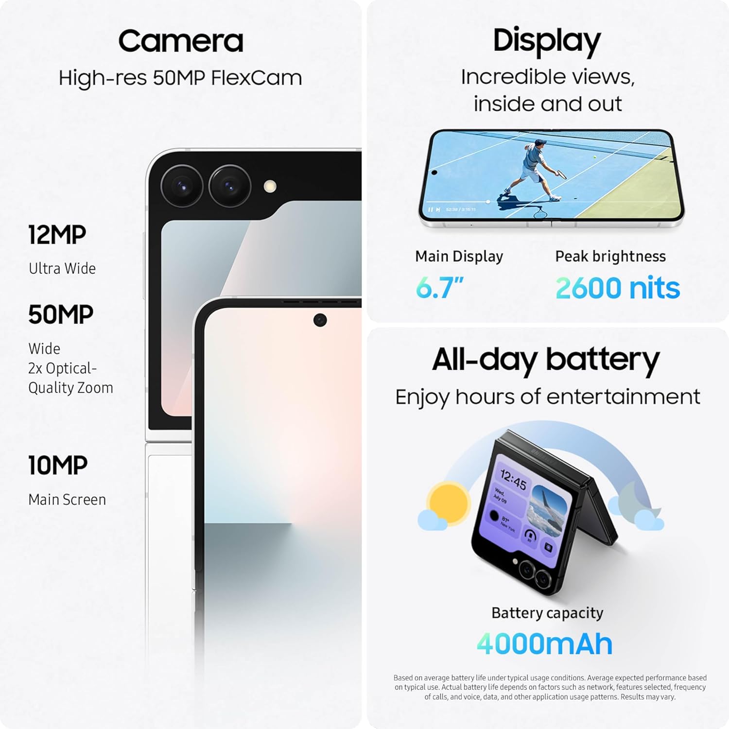 Samsung Galaxy Z Flip7 FE karakteristike