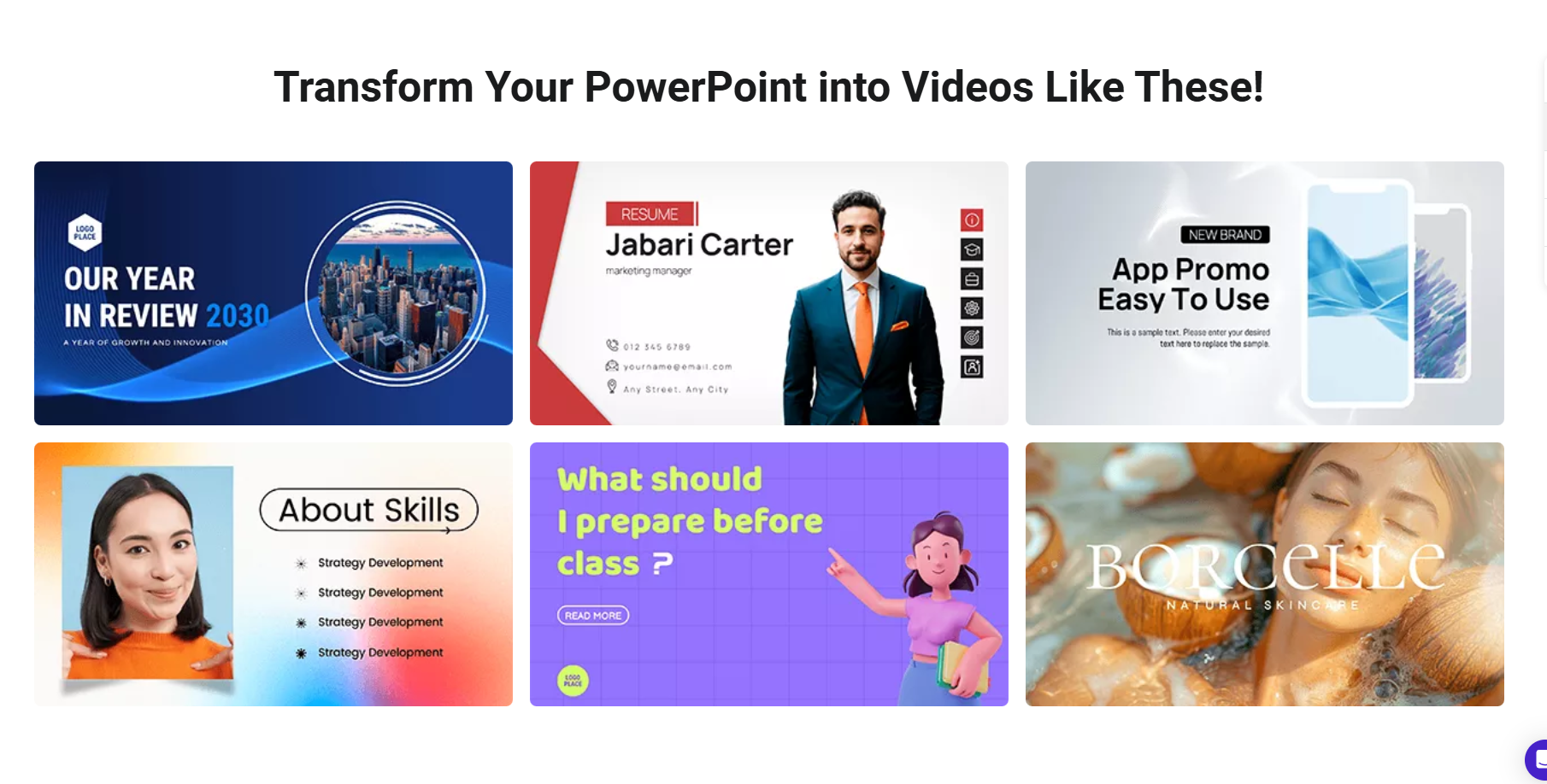 AI PPT to Video