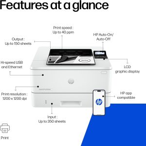 HP Laserjet Pro 4002dn Laser Printer