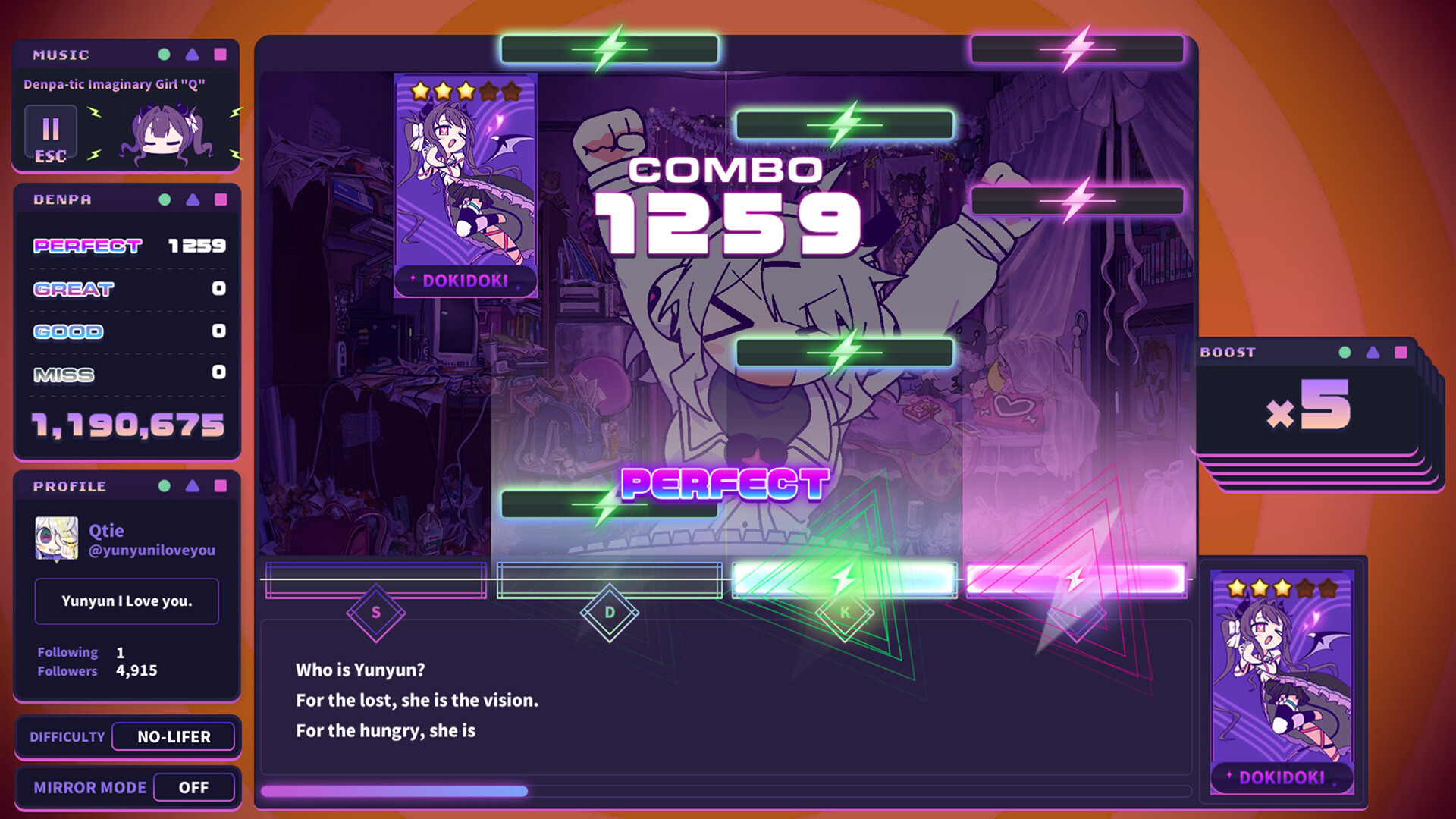 Yunyun Syndrome Rhythm Psychosis