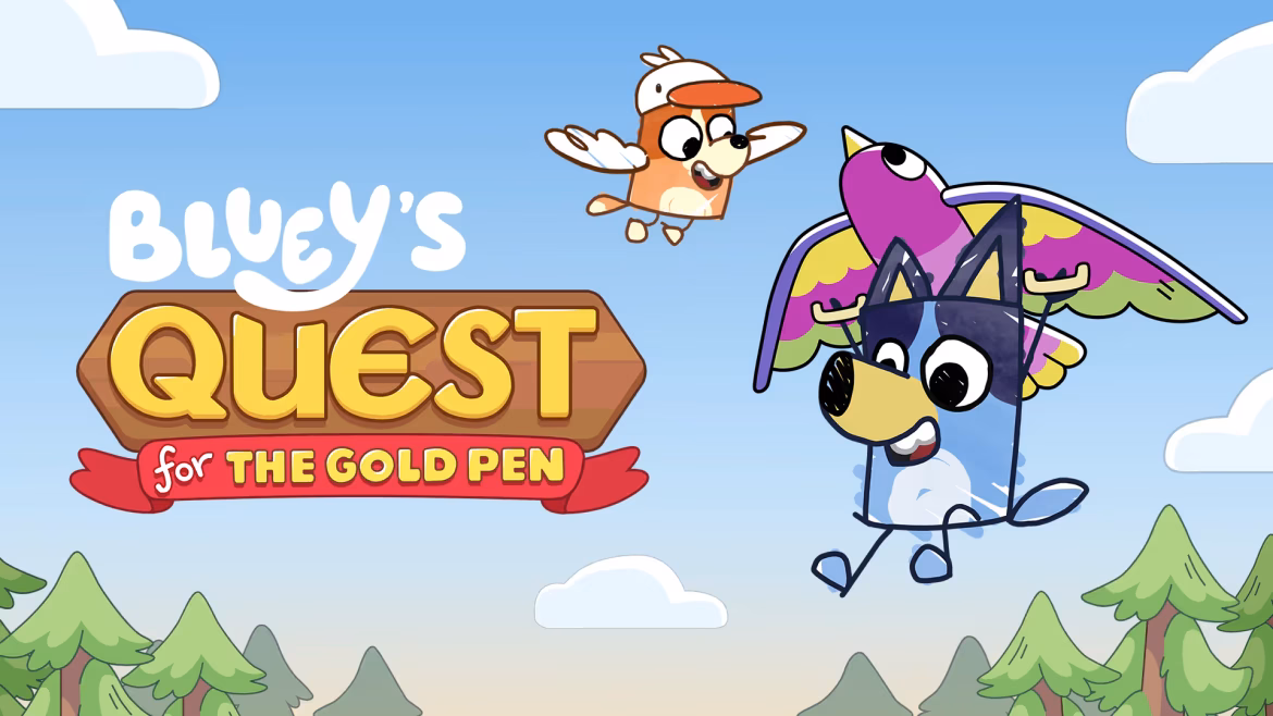 Bluey's Quest for the Gold Pen