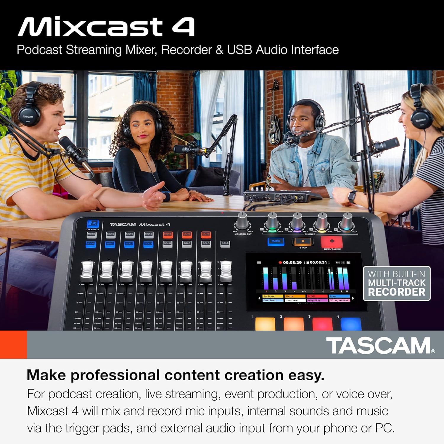 Tascam Mixcast 4