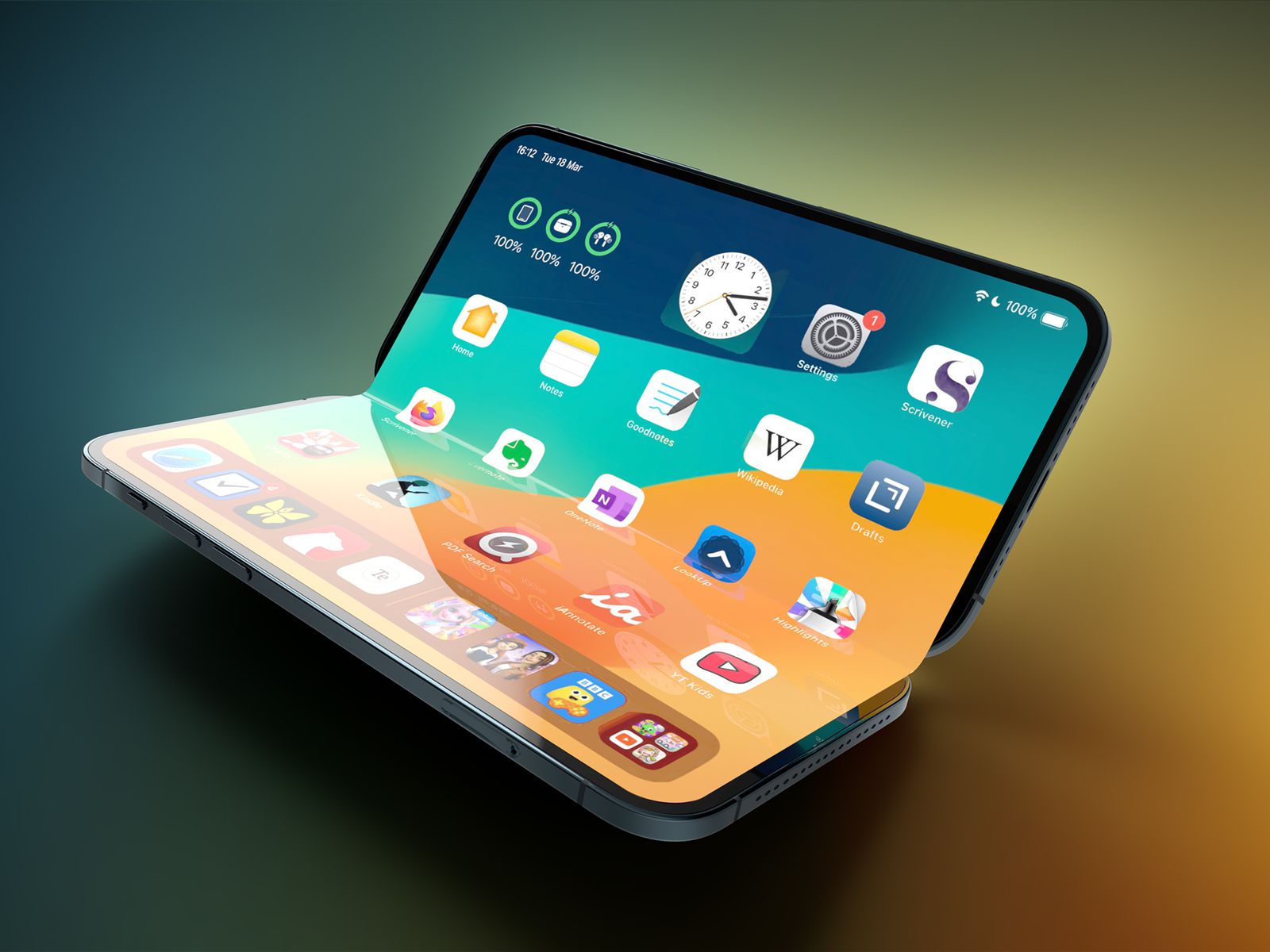 Foldable iPhone